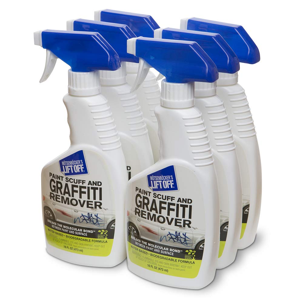 Motsenbocker'S Lift Off 45406-6Pk Paint Scuff And Graffiti Remover Spray Easily Removes Paint Scuffs, Spray Paint, And Acrylic F