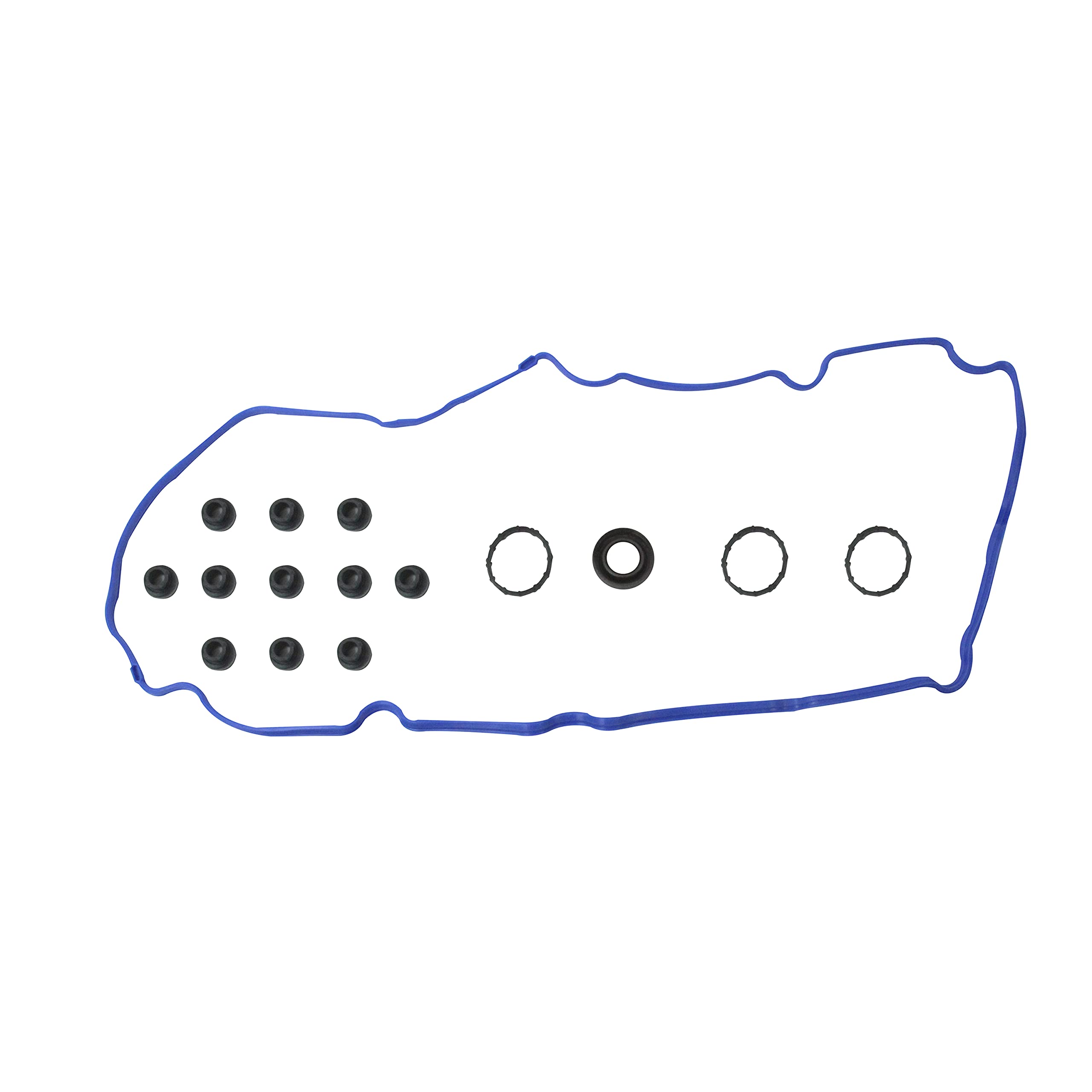 DNJ VC4212G Valve Cover Gasket with Grommets for 09-12 Ford, Mazda, Mercury Escape, Fusion, Tribute, Mariner, Milan 3.0L V6 DOHC