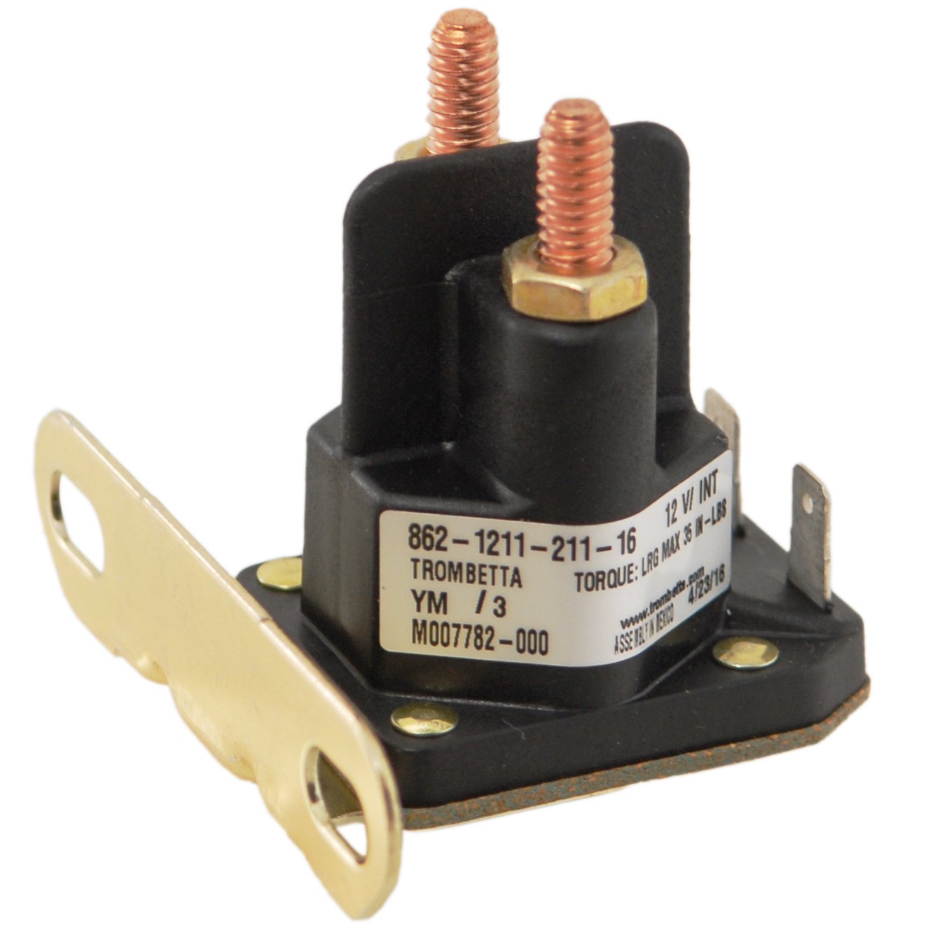 Stens Starter Solenoid 435-151 Replacement for: John Deere L100, L105, L108, L110, L111, L118, L120, LA135, LA140, LA145, LA150,