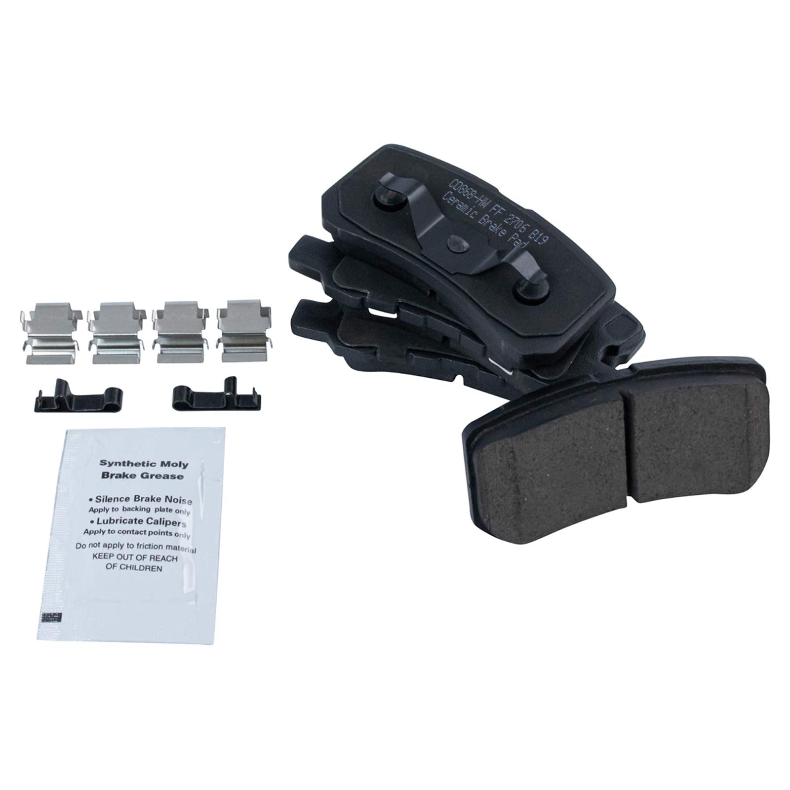 Trq Rear Brake Pad & Rotor Kit Compatible With 08-09 Dodge 07-14 Jeep 08-14 Mitsubishi