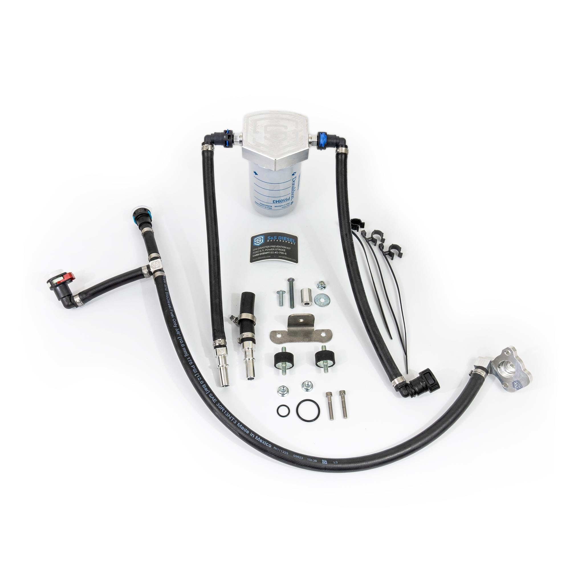 S&S Diesel Motorsport Gen2.1 6.7L Ford Power Stroke Cp4 Disaster Prevention Kit (2011+) (Cp4-6.7F-Bp-G2.1)