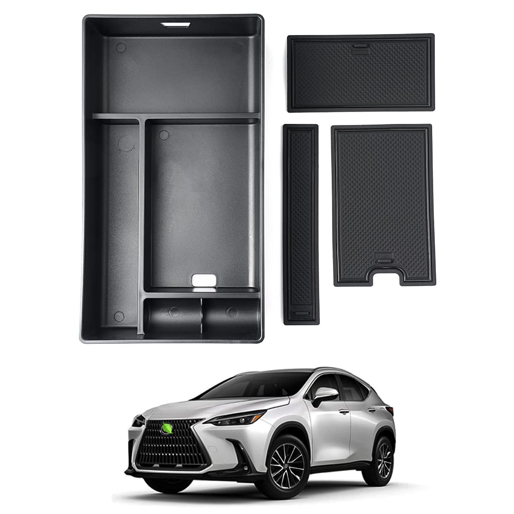 Autorder Center Console Organizer For 2022 2023 2024 Lexus Nx Nx 250/Nx 350/Nx 350H Accessories Armrest Storage Box Secondary In