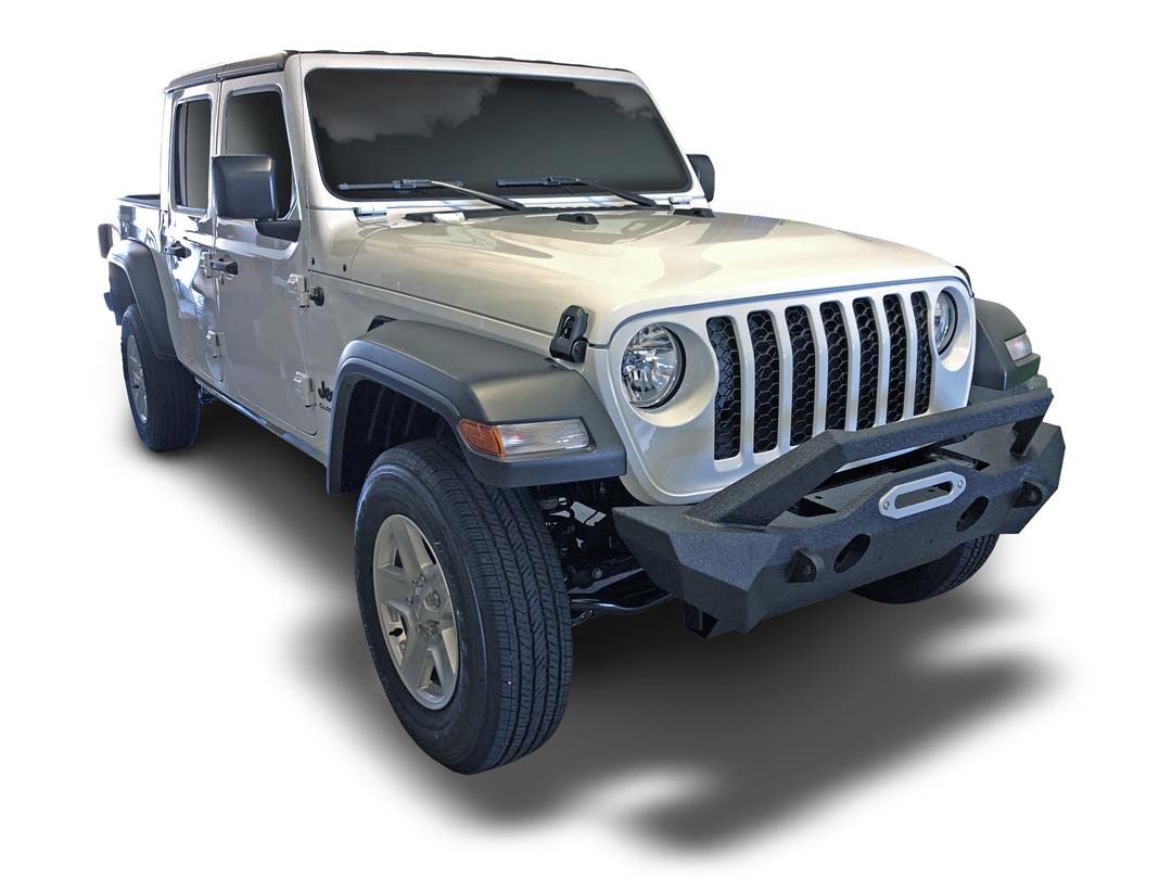 Trail Fx Bed Liners Jeep Jl/Gladiator Stubby Bumper With Skid Plate And Winch Mount