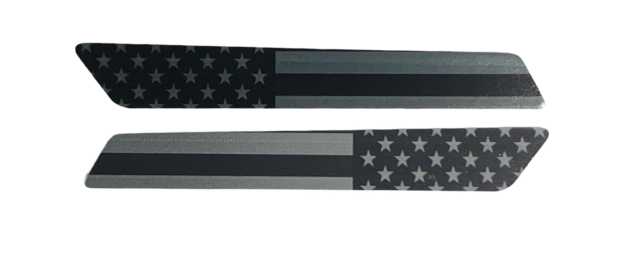 Kustom Cycle Parts Premium Aftermarket Black and Grey American Flag Saddlebag Inserts Sold in Pairs. Fits Harley Davidson Tourin