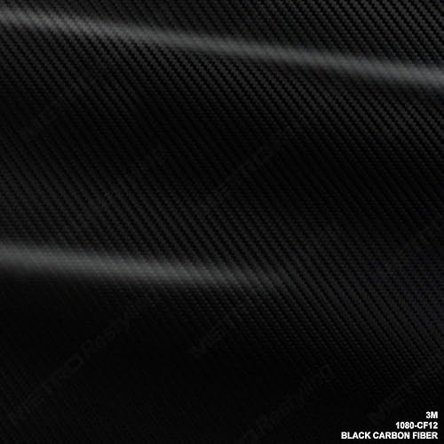 3M 1080 Cf12 Black Carbon Fiber 24''X12'' Vinyl Flex Wrap