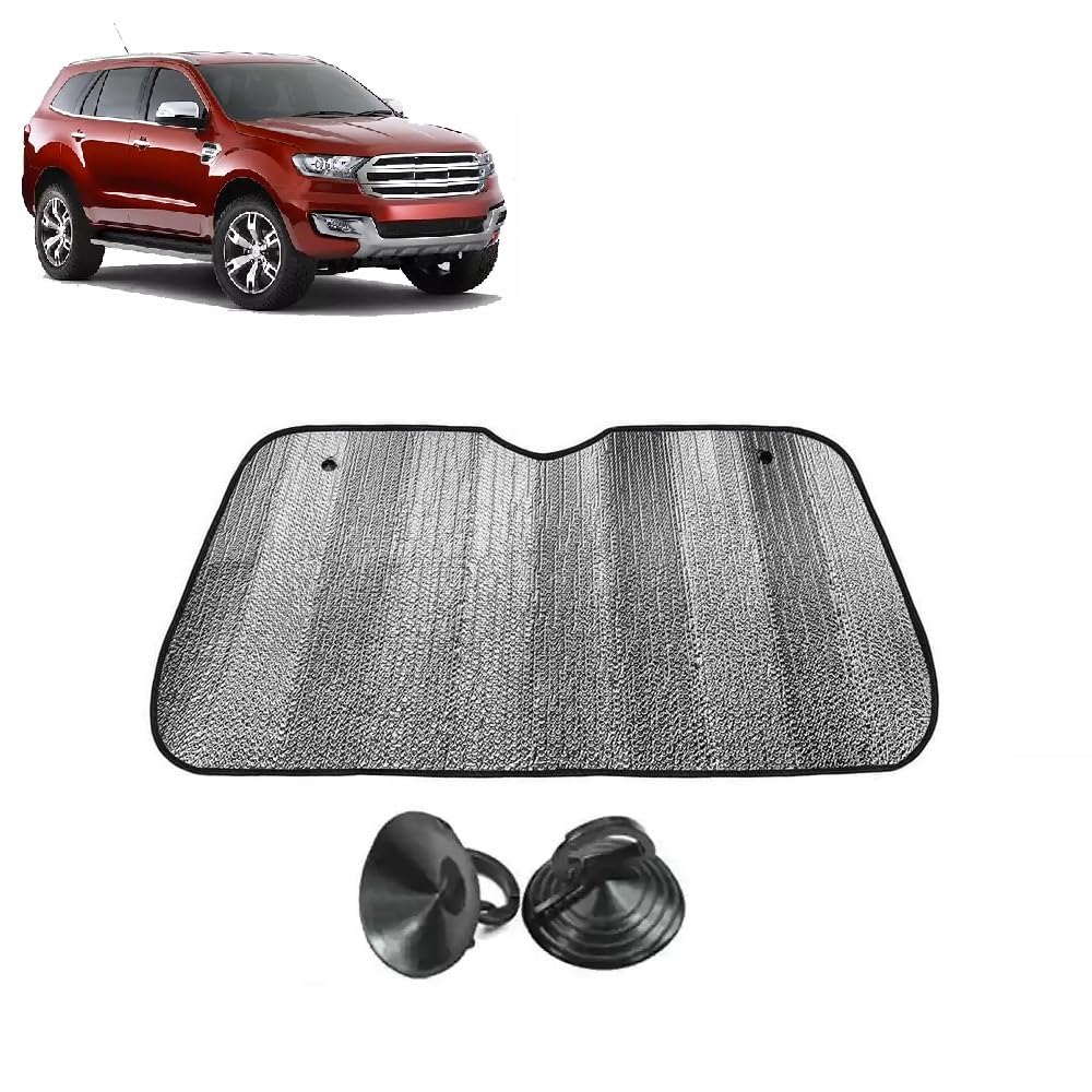 Car Windshield Sun Shade UV Rays Protector Silver Sunshade Solar Reflective Suitable for Endeavour T2