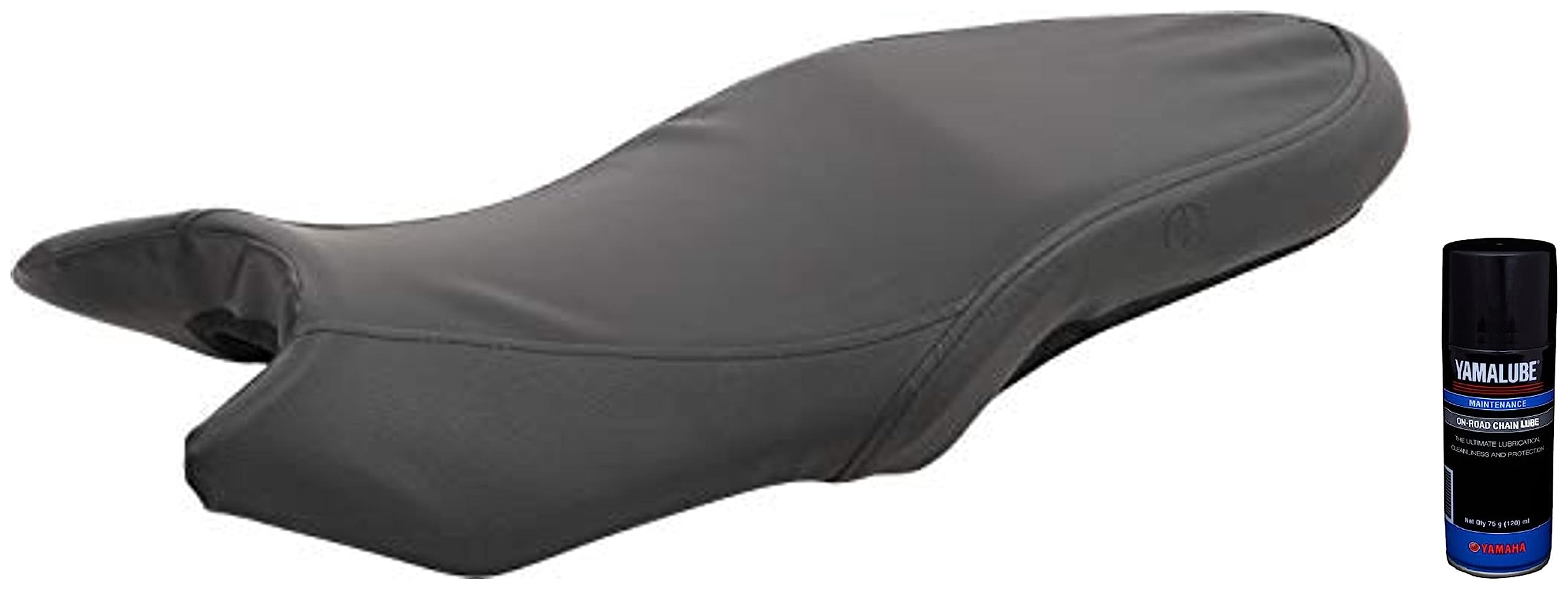 Yamaha Seat Cover for FZFi/FZS Fi (Black) Y6A00XSCBL19 | Motor Bike | Black & Yamalube Chain Lube for All Bikes 120ml, Black (