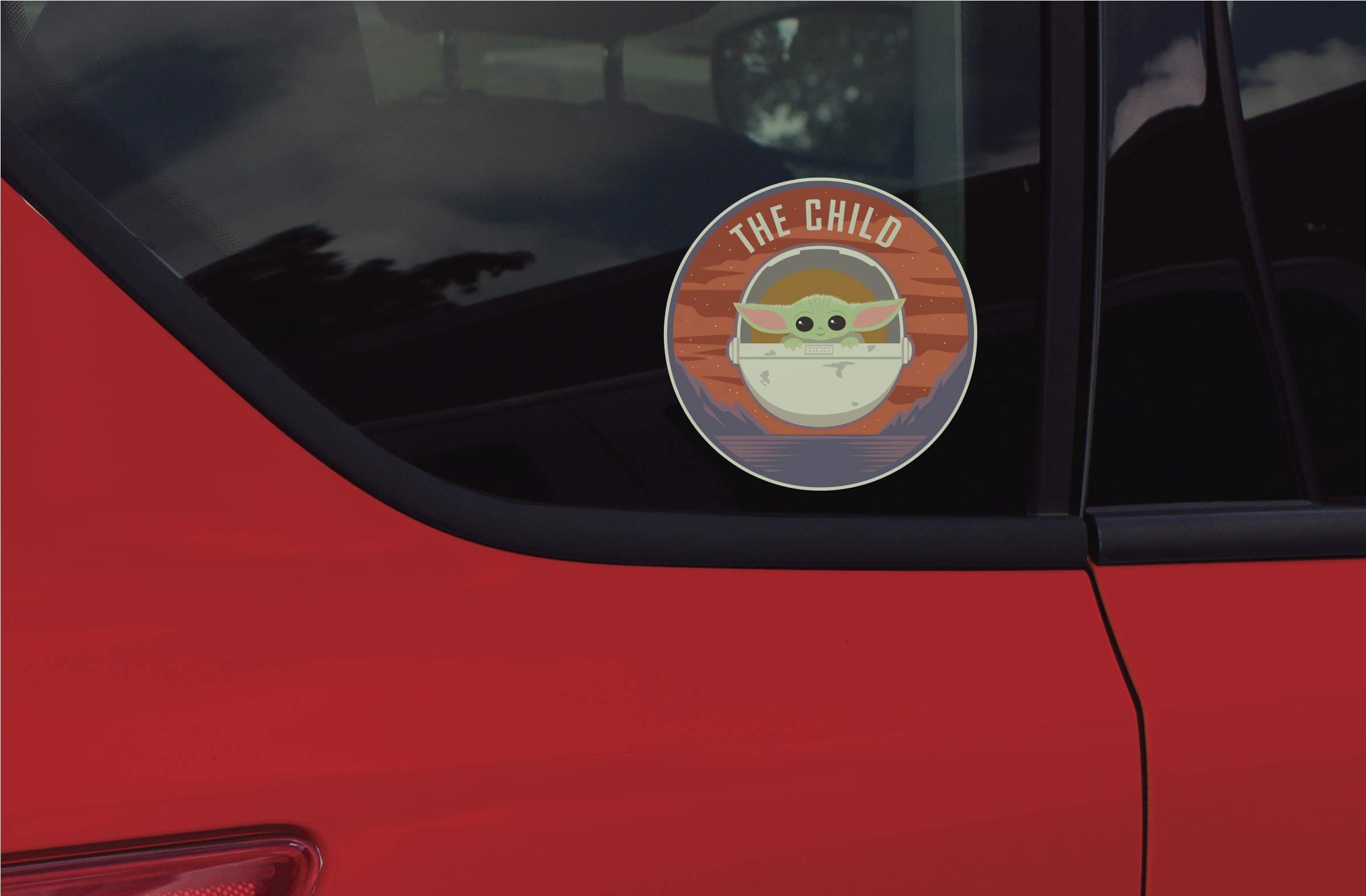 CHROMA Chroma Graphics Mandalorian The Child E Stick Onz Decal, Vinyl, Model 25068, Various Colors