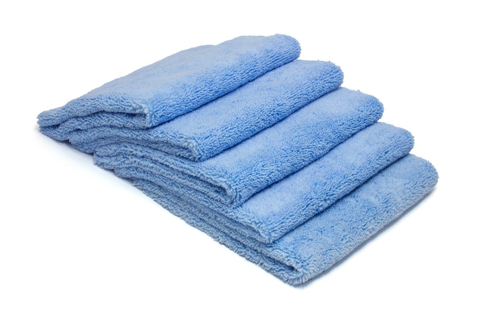 Autofiber Zeroedge Detailing Towel (Pack Of 5) Edgeless Microfiber Polishing, Buffing, Window, Glass, Waterless, Rinseless, Car 