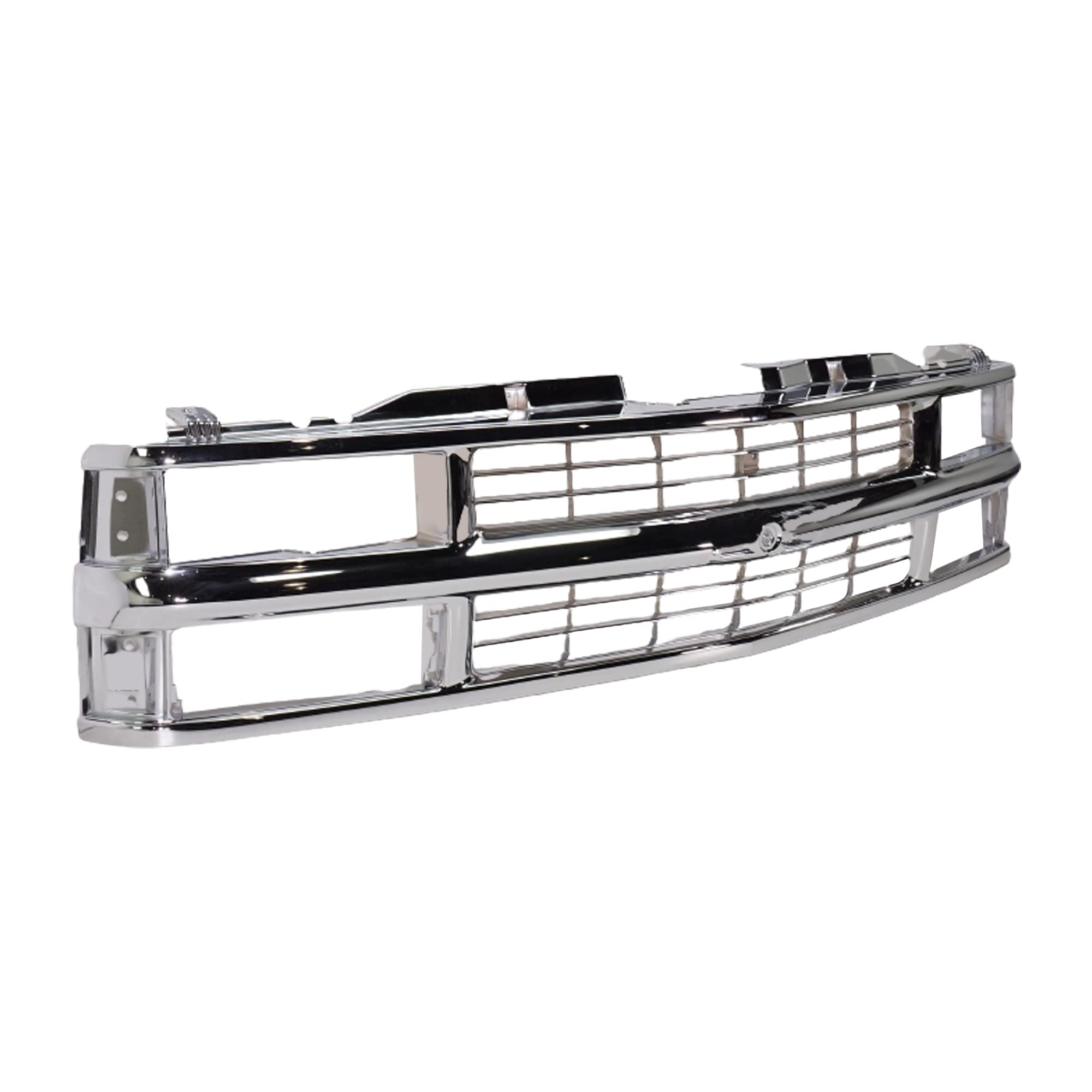 Garage-Pro Grille Assembly Compatible With 1994 Chevrolet Blazer, Fits 1994-1999 Chevrolet C1500 Chrome Shell and Insert Plastic