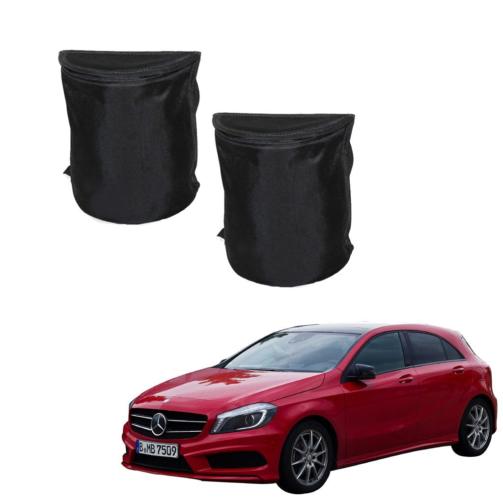 Kozdiko Semi Cylindrical Car Dustbin Set of 2 Pcs for Mercedes Benz AClass