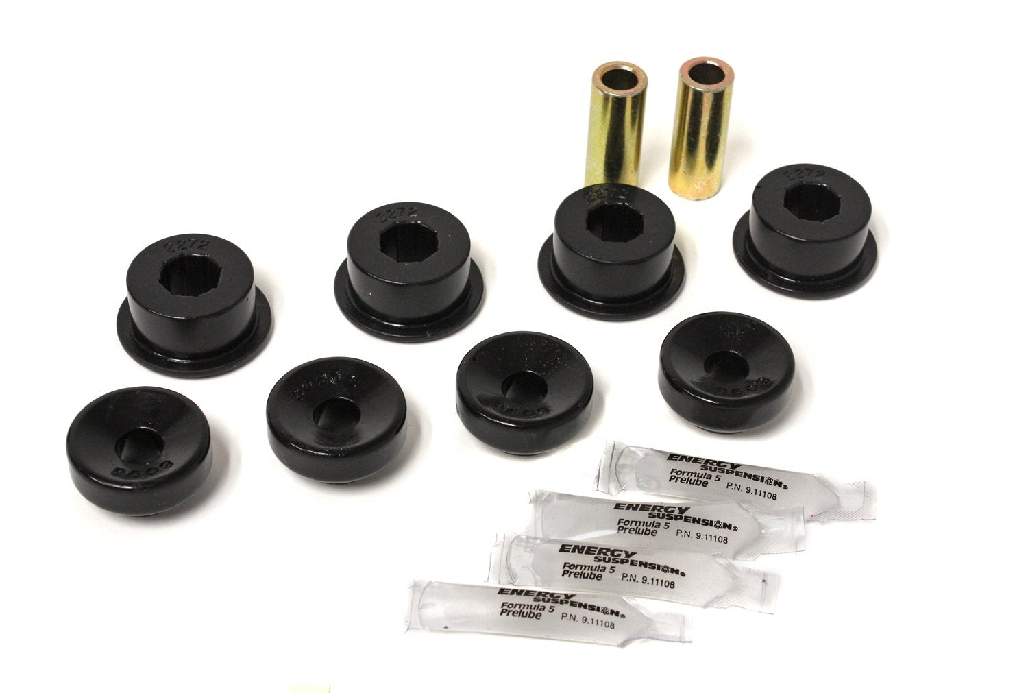 Energy Suspension 16.8102G Shock Mount Bushing Set, Black