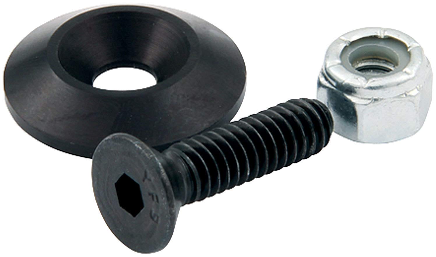 Allstar Performance ALL18633-50 1/4'' Countersunk Bolt with 1'' Washer, Black, 50 Pack