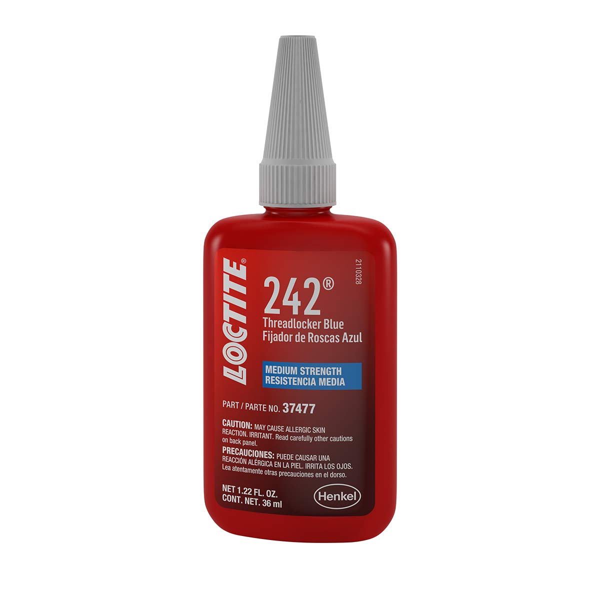 LOCTITE 242 Threadlocker for Automotive: High-Temp, Medium-Strength, Anaerobic, All Purpose TYPICAL APPLICATIONS, Works on all M