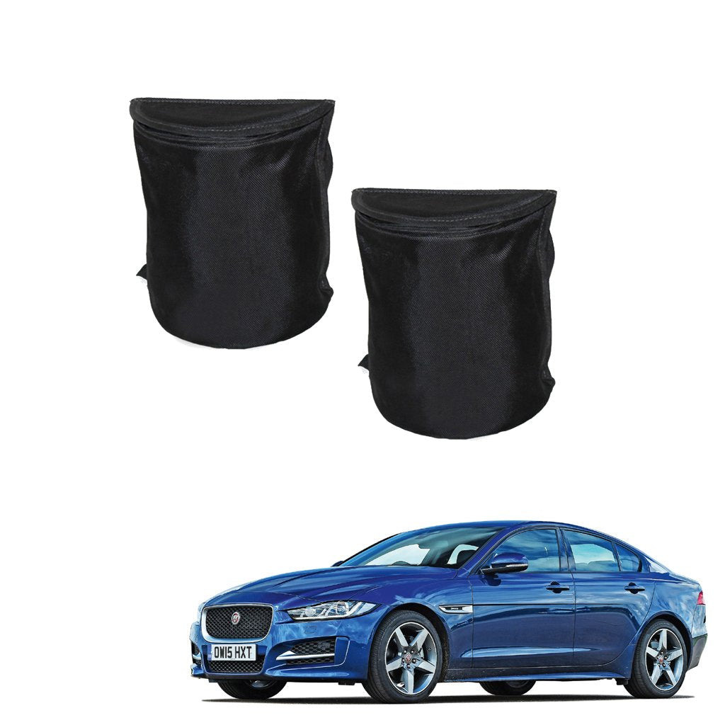 Kozdiko Semi Cylindrical Car Dustbin Set of 2 Pcs for Jaguar XE