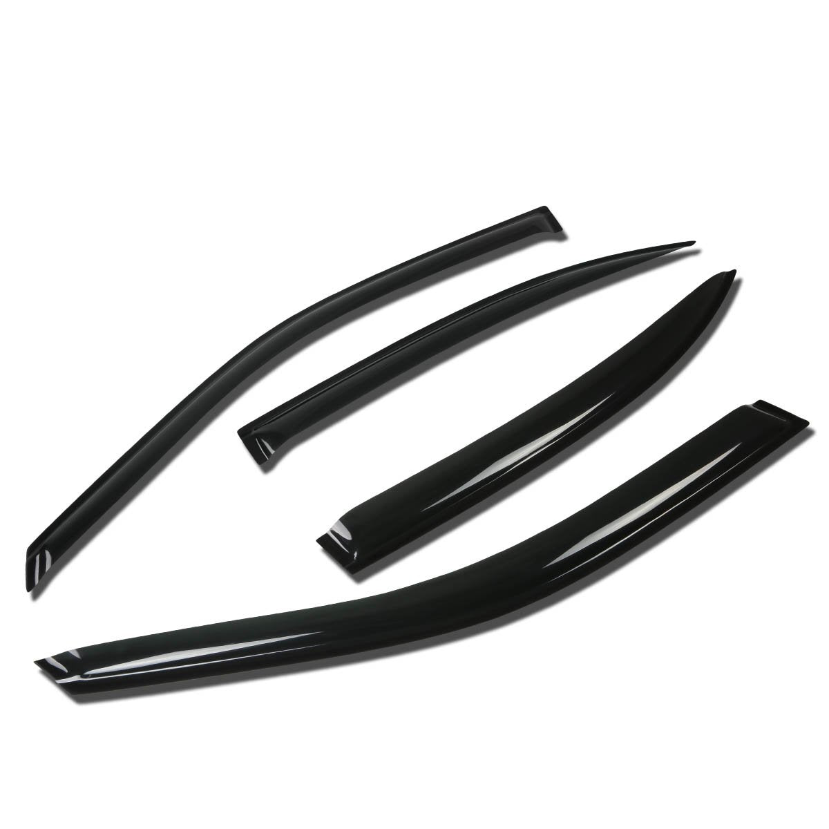 Auto Dynasty 4Pcs Tape-On Window Visor Compatible With 2000 2001 2002 2003 Nissan Maxima 2000-2003, Deflector Rain Guard, Acryli