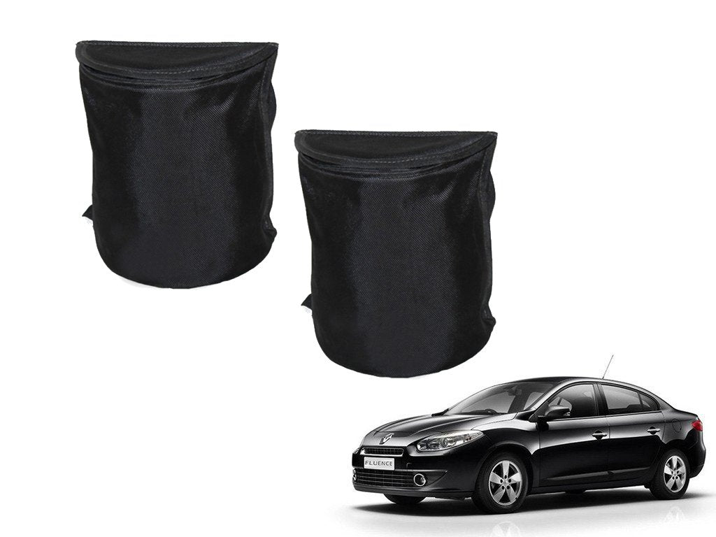 Kozdiko Semi Cylindrical Car Dustbin Set of 2 Pcs for Renault Fluence