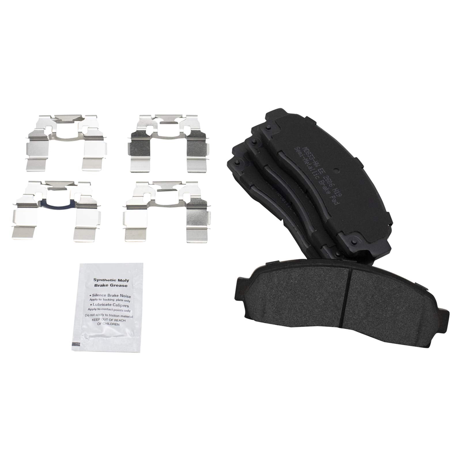 Trq Front Brake Pad & Rotor Kit Brake Pads Brake Rotor Semi-Metallic Compatible With 2002-2005 Ford Explorer Mercury Mountaineer
