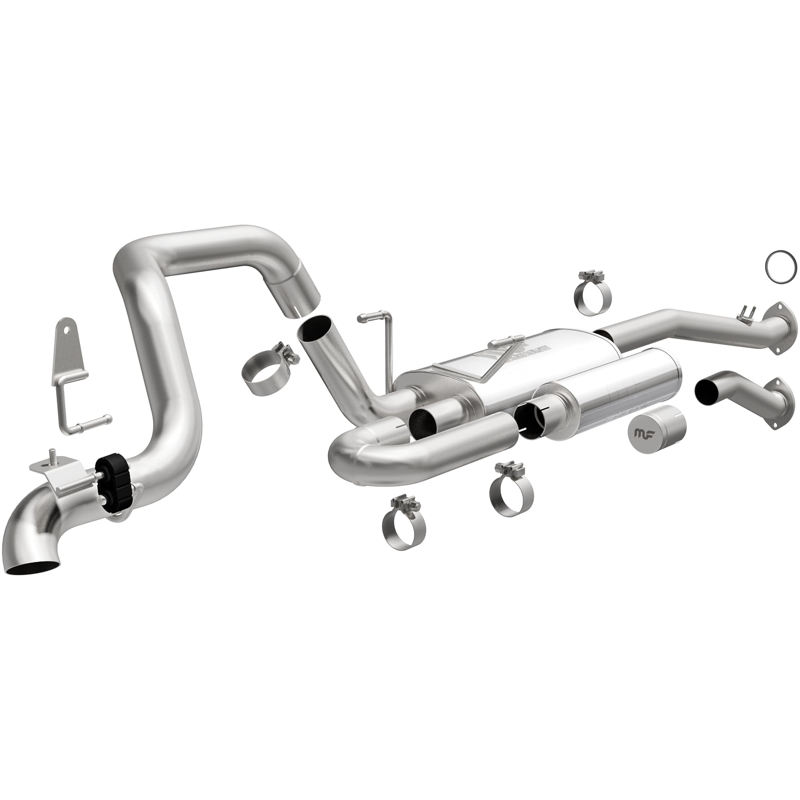 MagnaFlow Performance Exhaust System 19538: Cat-Back, Overland Series, For 1996-2002 Toyota 4Runner, Single Passenger Side Rear 