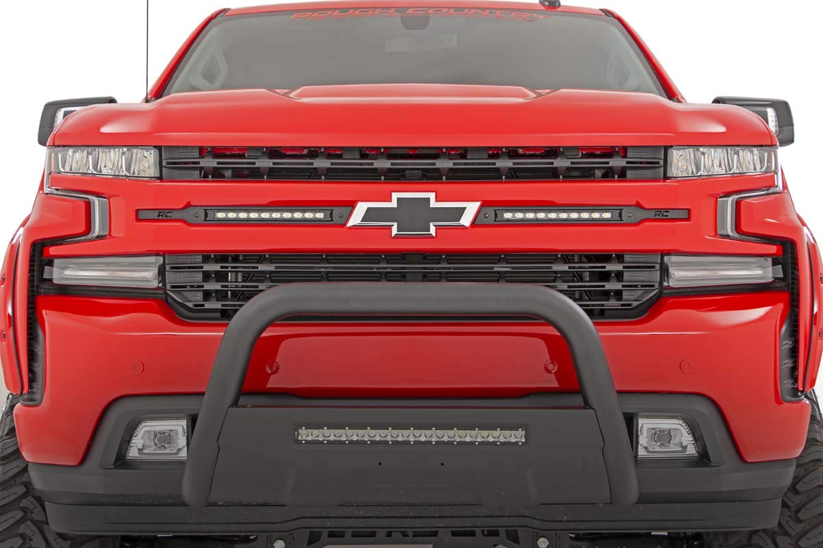 Rough Country 10'' Black Series Led Grille Kit For 19-22 Silverado 1500-70817