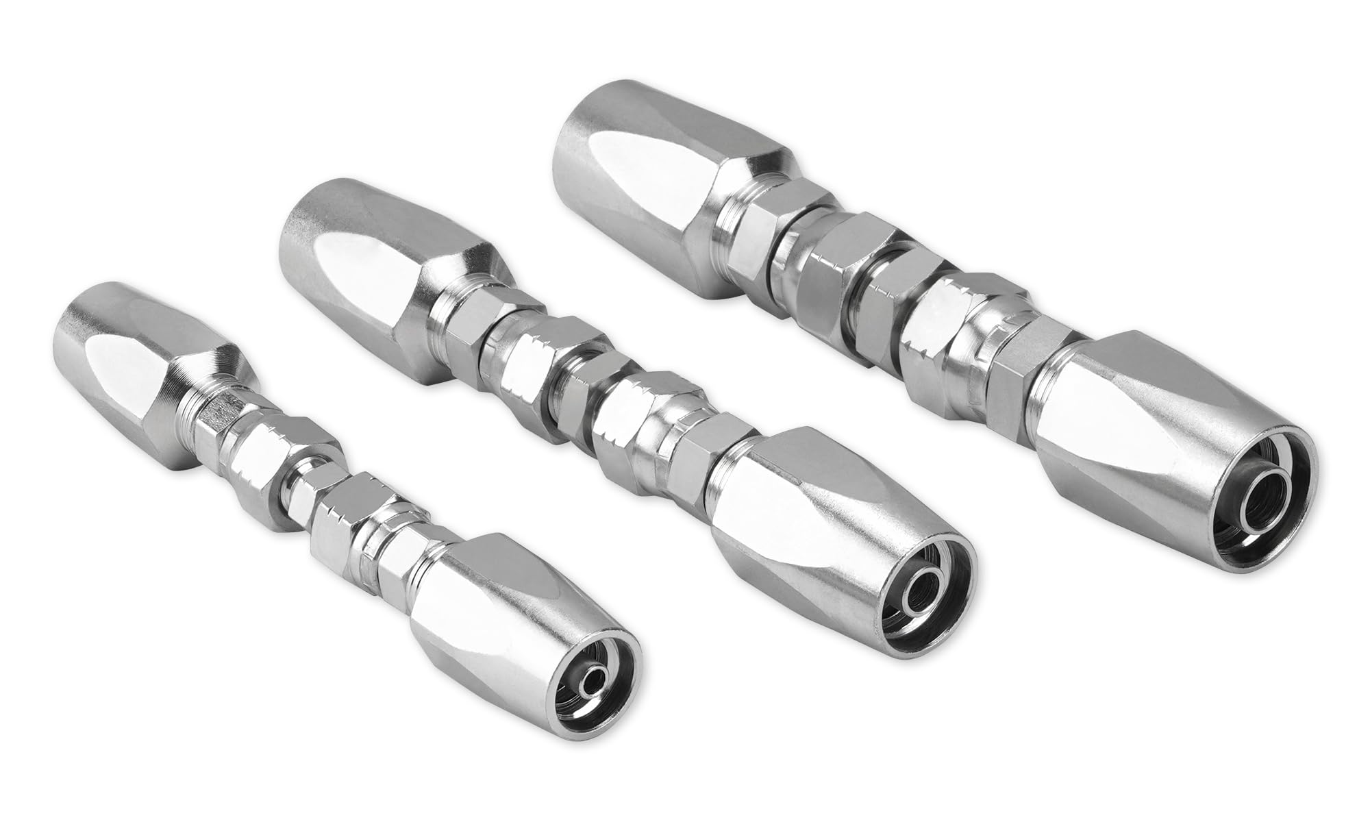 SPARKWHIZ Hydraulic Hose Repair Kit 1/4, 3/8, 1/2 ID, Inner Diameter Reusable, 3 pack