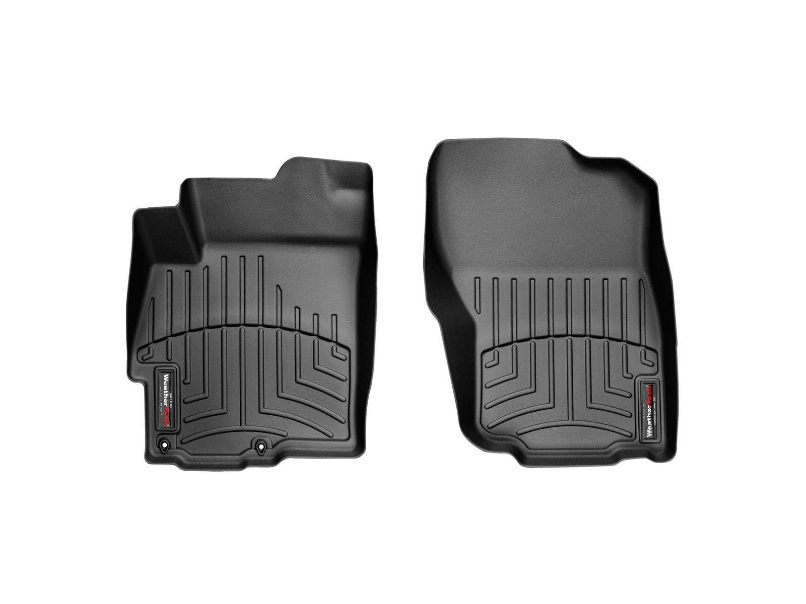 WeatherTech Custom Fit FloorLiners for Mitsubishi Lancer - 1st Row (442231), Black