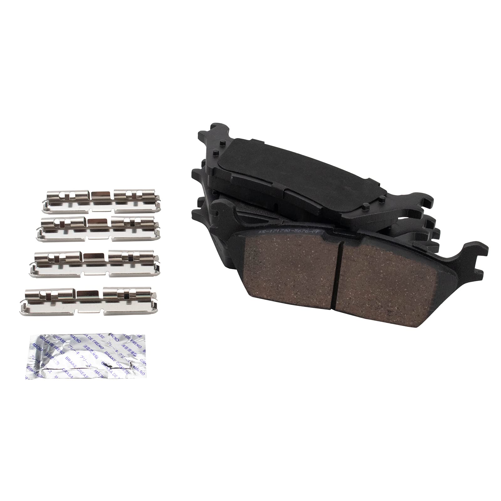 Trq Rear Ceramic Brake Pad & Rotor Kit Fits 2015-2016 Ford F-150