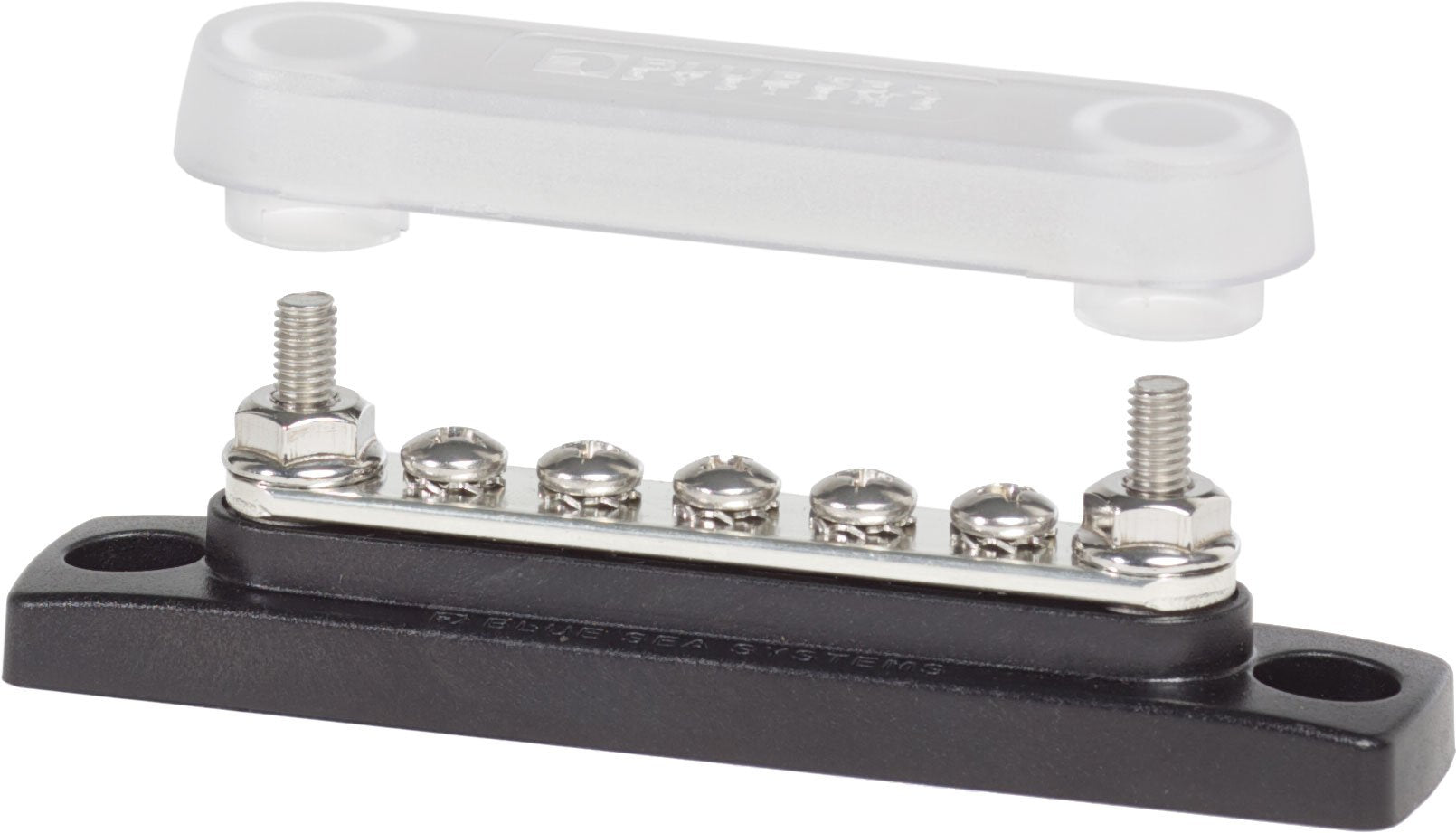 Blue Sea Systems 2314 100 Amp Mini Busbar With 5 Screws And A Cover