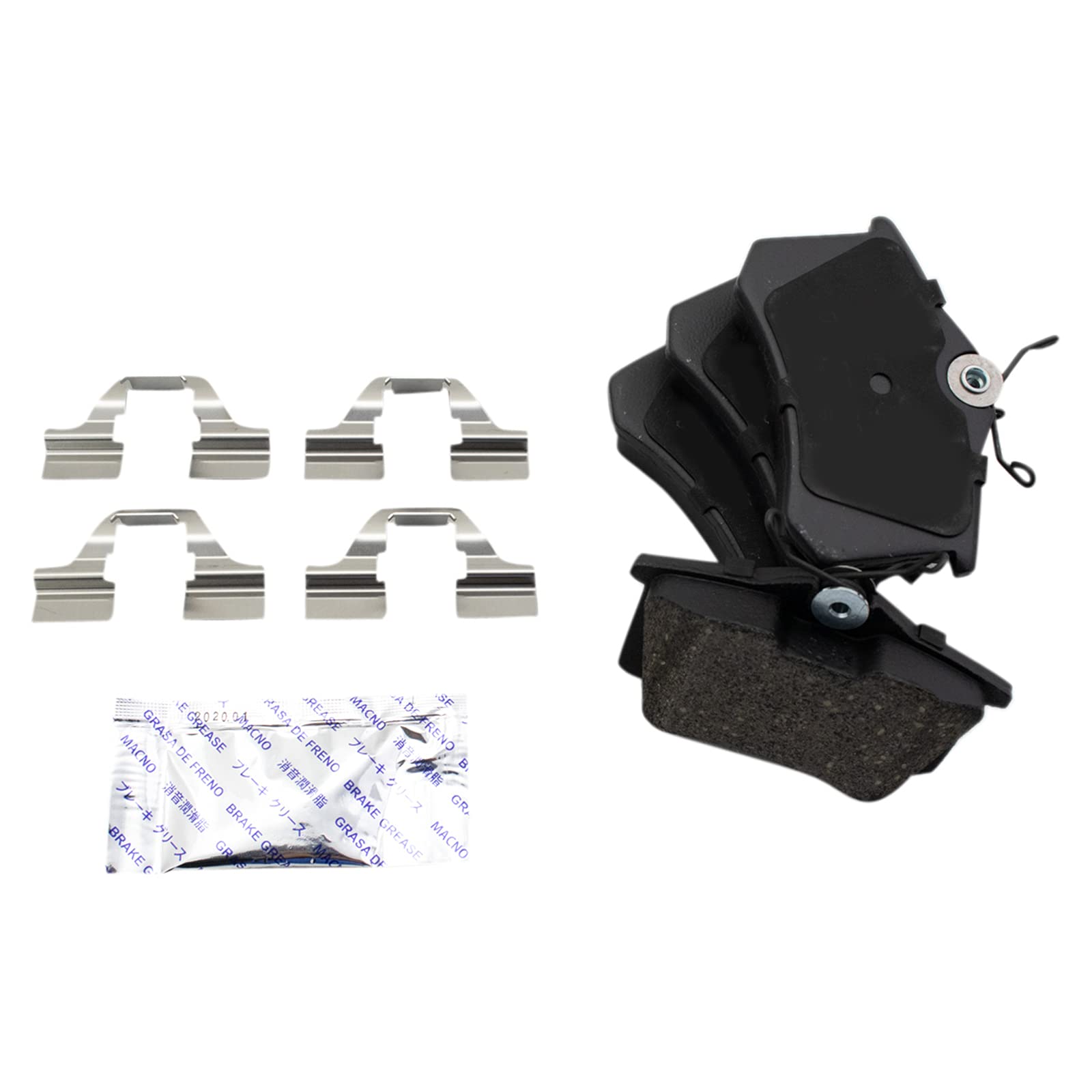 Trq Brake Pad & Rotor Kit Brake Pads Brake Rotor Ceramic Compatible With 2011 Audi A3