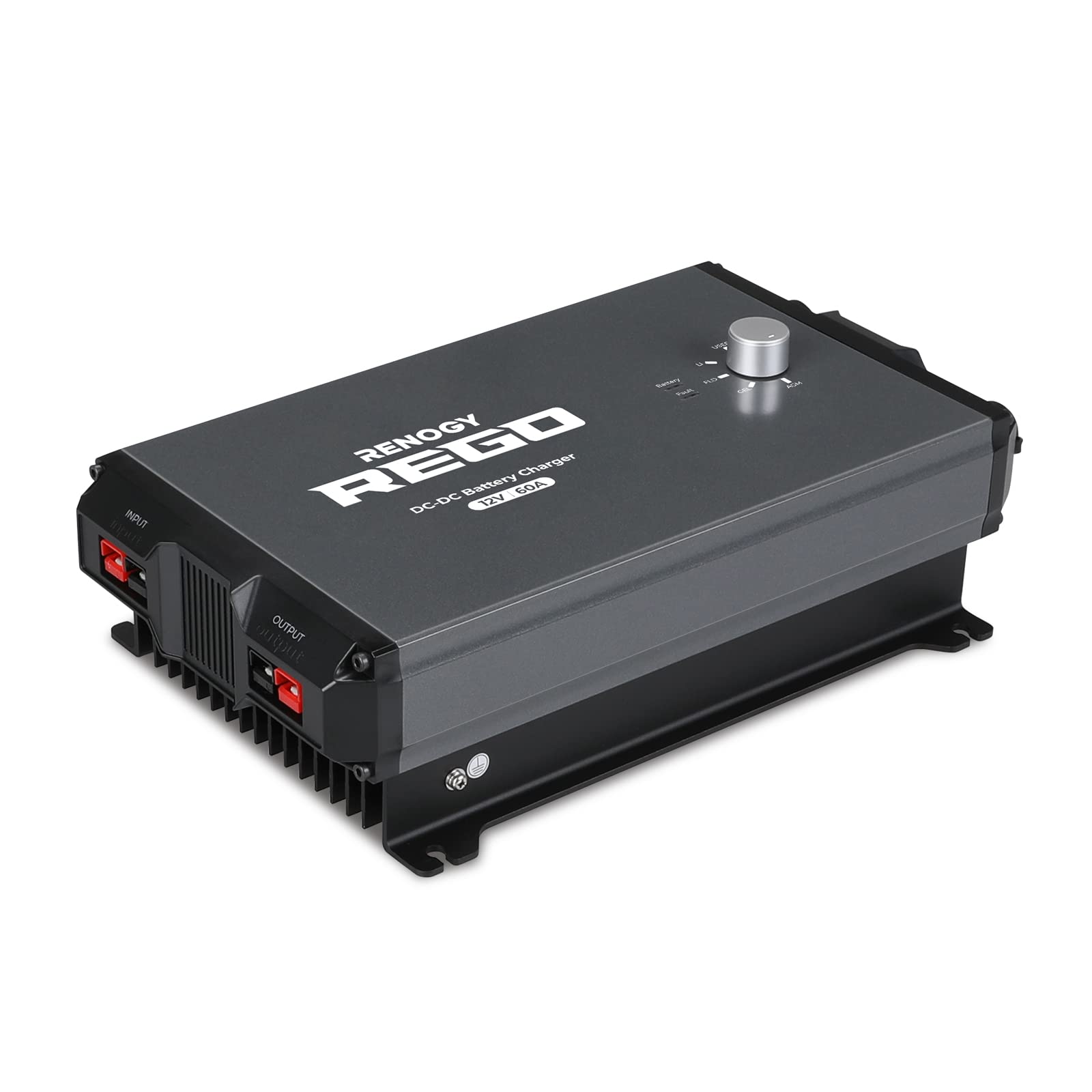 Renogy Rego 12V 60A Dc-Dc Plug And Play Battery Charger Built-In Bluetooth Module, Compatible With Traditional And Smart Alterna