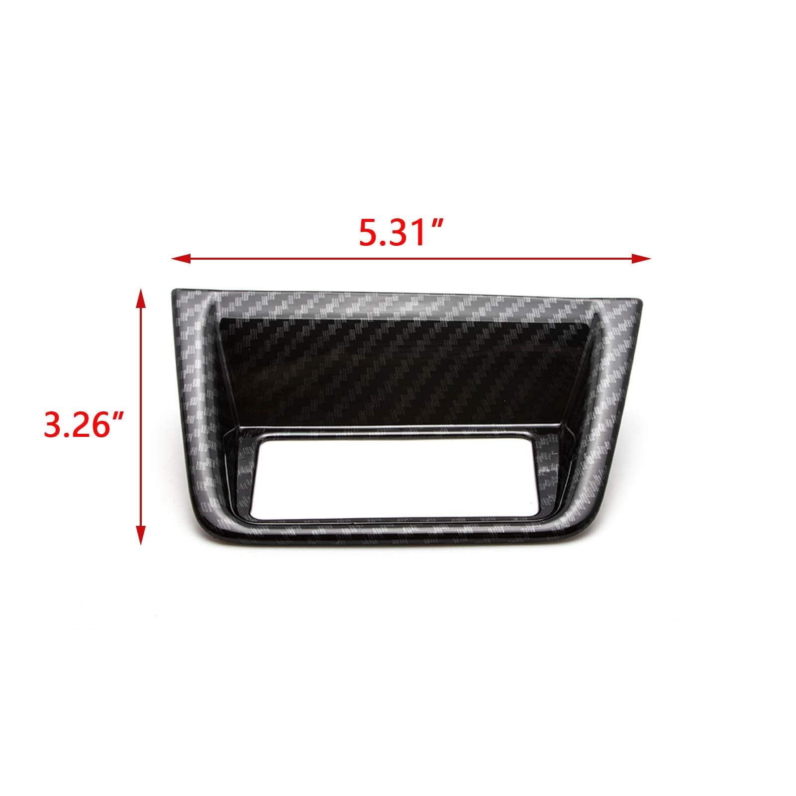 Xotic Tech Console Control Function Button Panel Frame Cover Trim, Carbon Fiber Pattern, Compatible With Honda Accord 10Th Gen 2018-2022