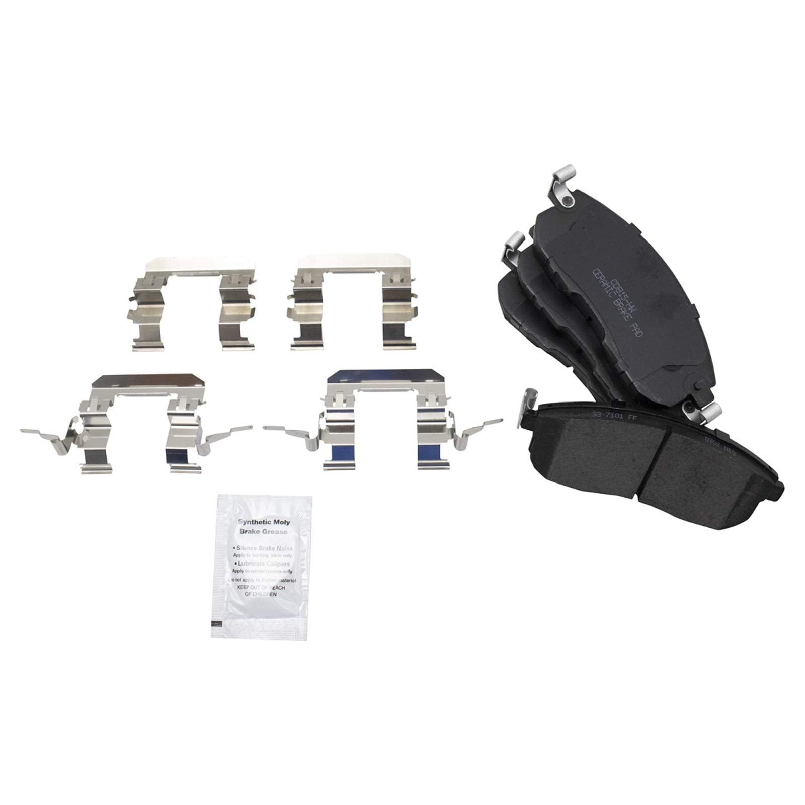 Trq Front And Rear Brake Pad & Rotor Kit Brake Pads Brake Rotor Ceramic Compatible With 2003-2004 Infiniti G35 2003-2005 Nissan