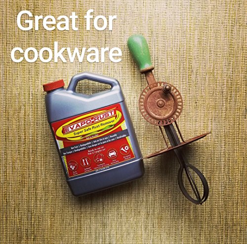 Evapo-Rust Heavy Duty Rust Remover, Water-Based, 3.5 Gallons, Red, Model ER018, Stainless Steel Safe