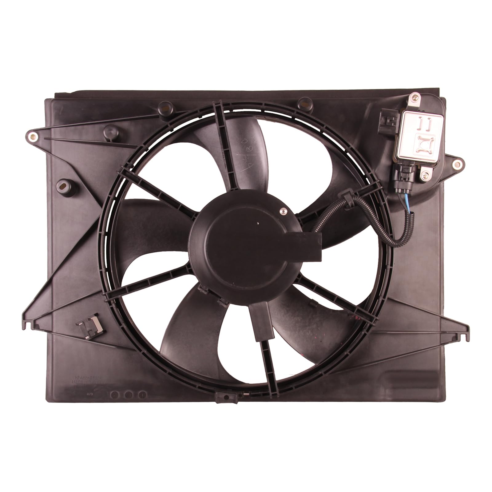 TYG Upgraded Cooling Fan Assembly for 2015-2017 Hyundai Sonata L4/2.4 W/PWM | Racing-Level OE Replacement Engine Radiator for 25