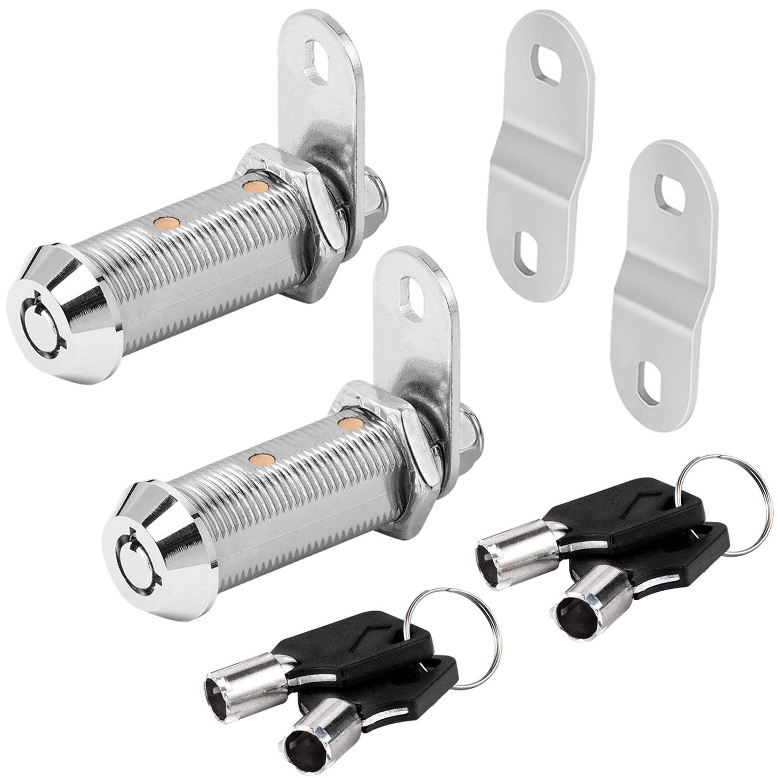 Sissinda Cam Rv Storage Locks Keyed Alike, 1-1/2'' Fits 1-1/4'' Max Door Thickness, Compartment Locks For Camper Trailer Cabinet