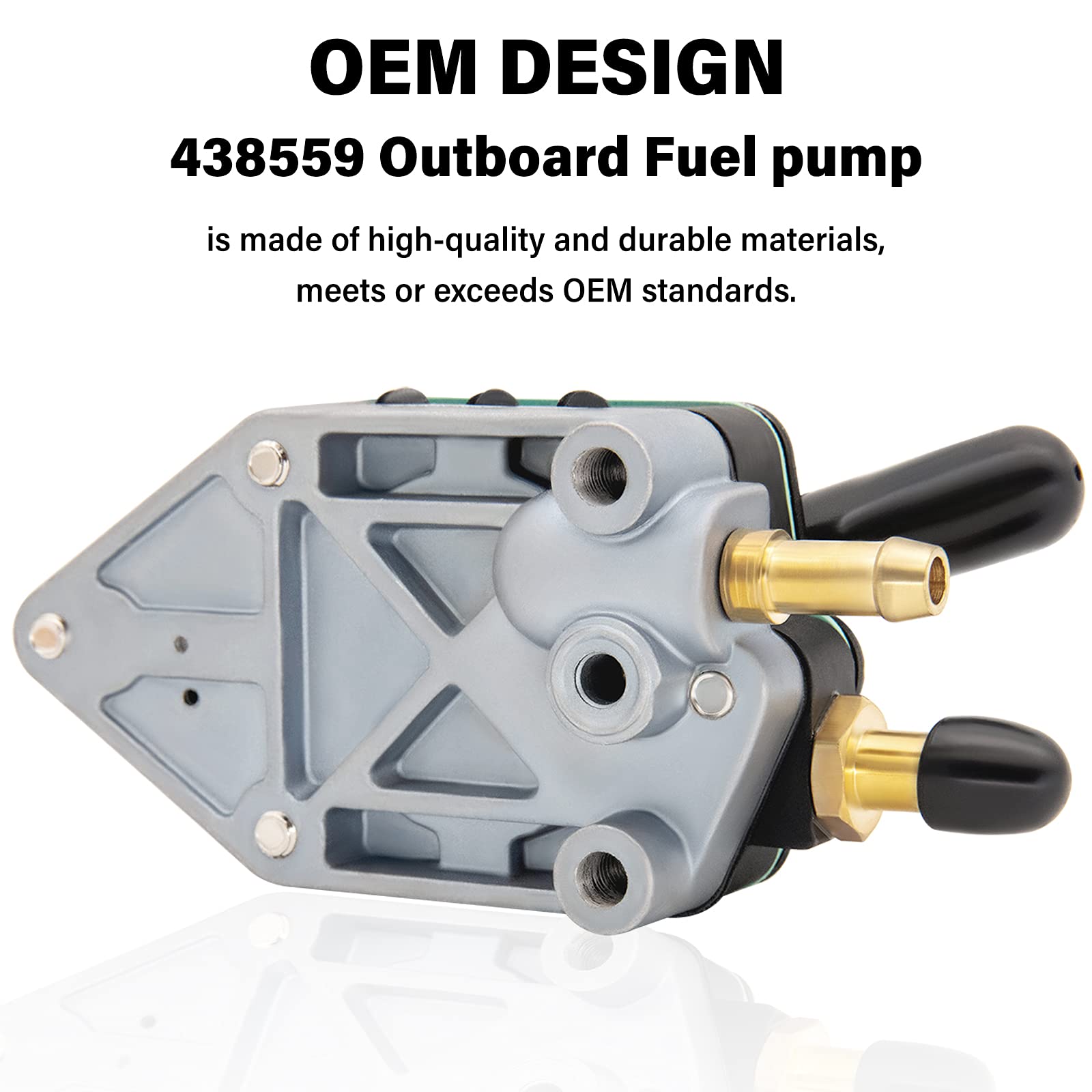 438559 Fuel pump For Johnson Evinrude outboard 25 35 50 65 70 75 85 88 90 100 105 115 135 140 HP Replace 385784 0438559 433390 3