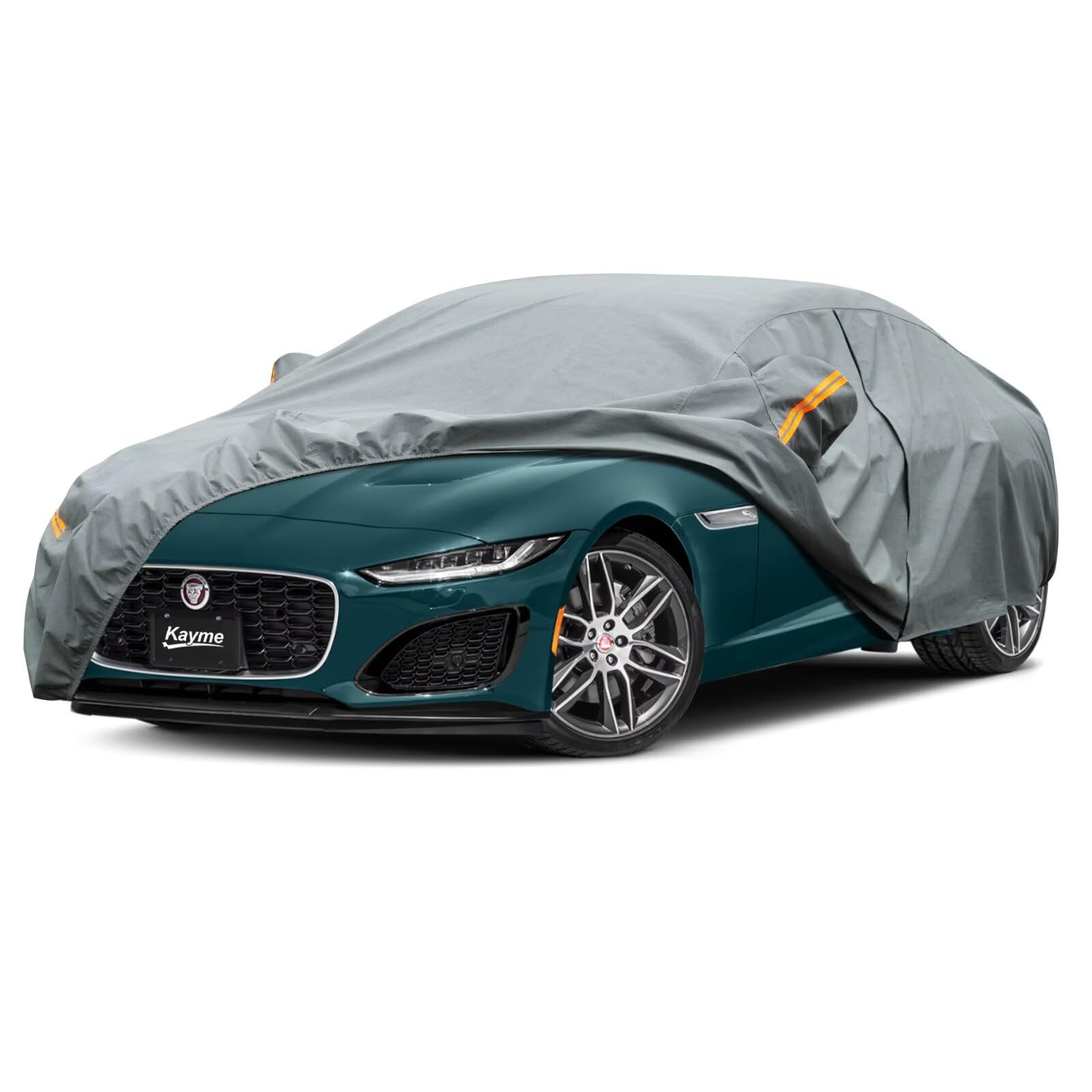 Kayme Heavy Duty Car Cover Custom Fit Ford Thunderbird Waterproof All Weather For Automobiles, Full Exterior Covers Sun Rain Uv