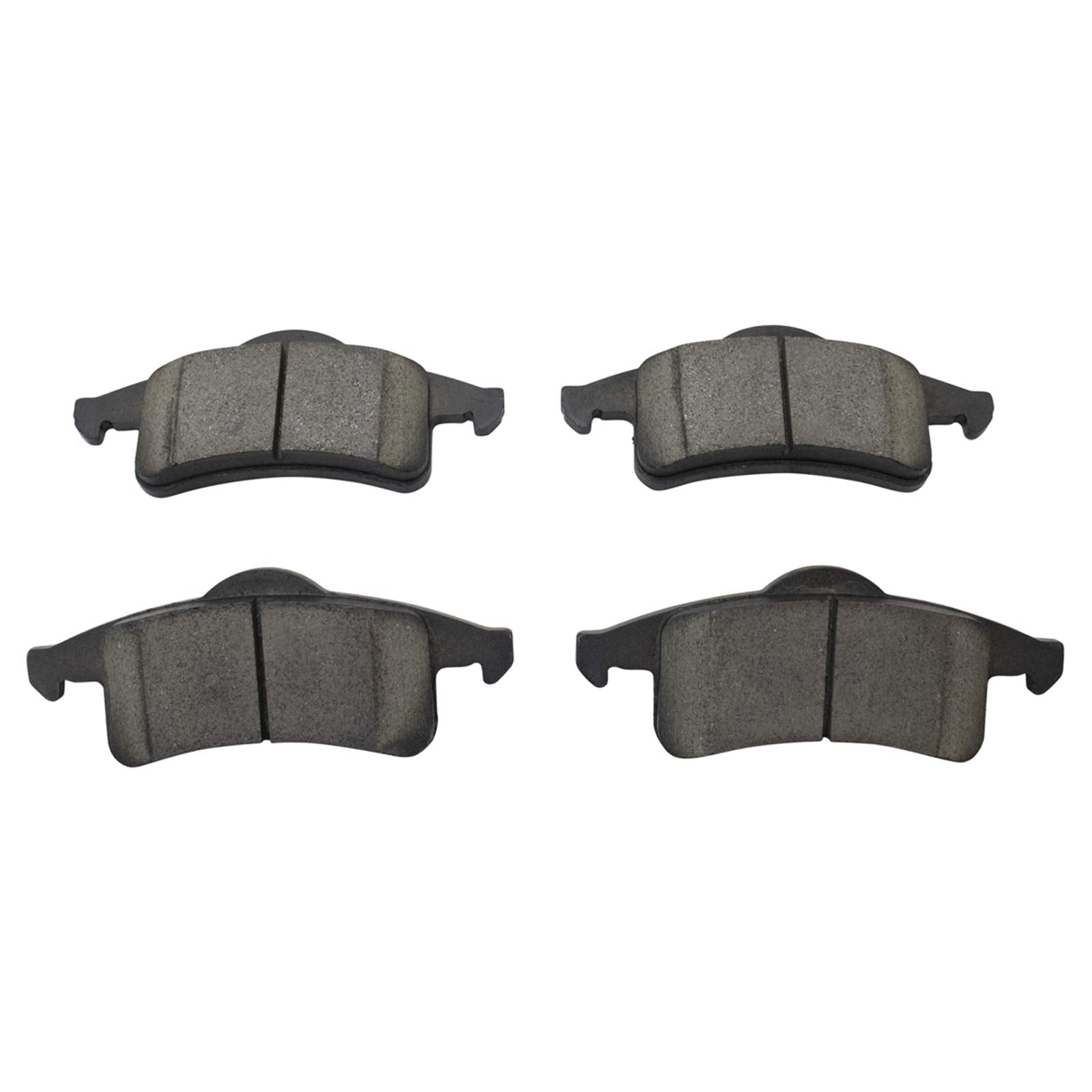 TRQ Rear Brake Pads Ceramic Compatible with 1999-2004 Jeep Grand Cherokee