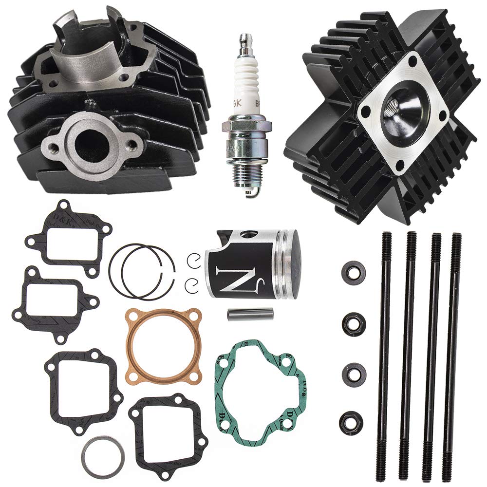 Niche 80Cc Engine Cylinder Head Namura Piston Gasket Top End Kit For Yamaha Pw80 Big Wheel 21W-11111-00-00 3E5-11631-00-97