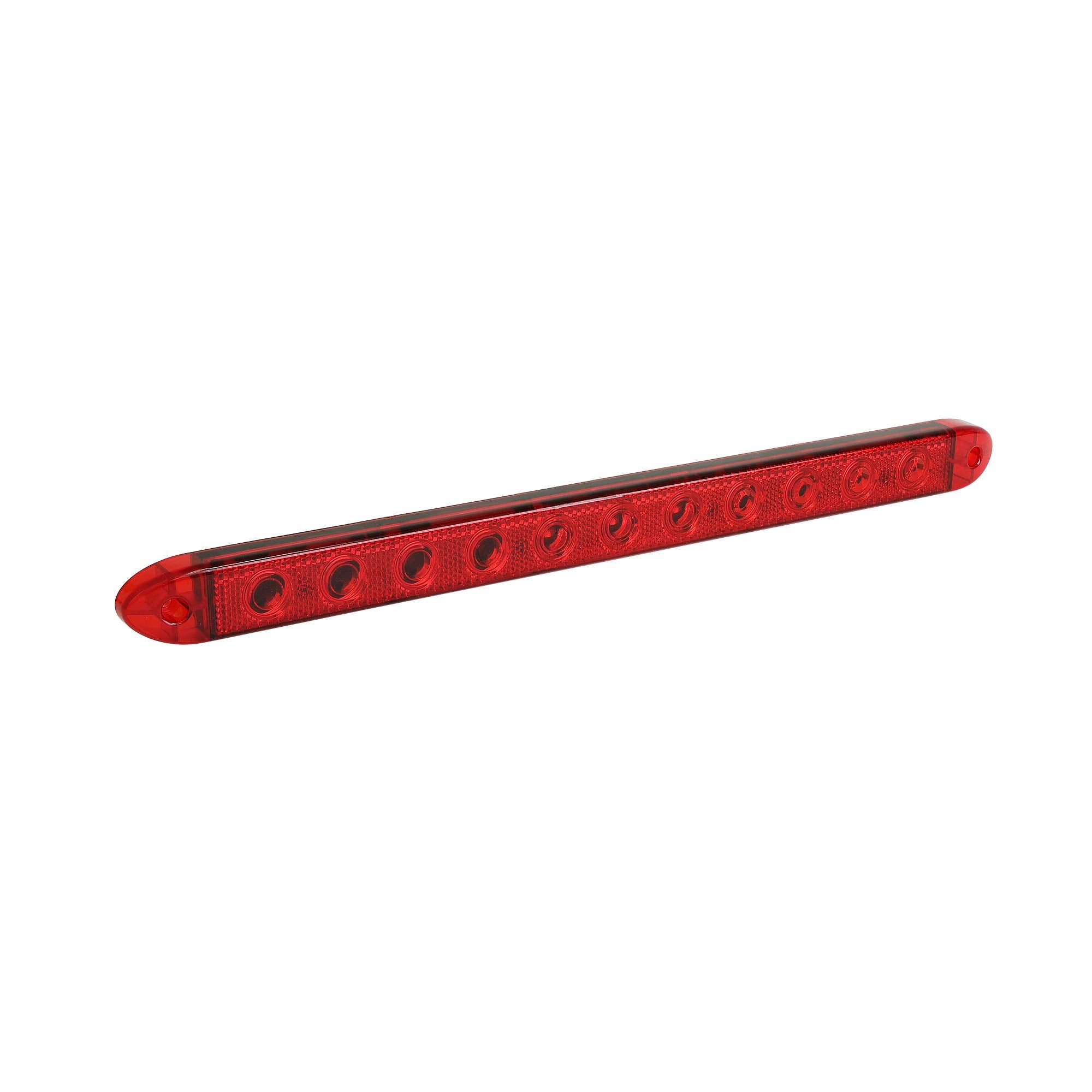 True Mods 16'' Inch 11 Red 12V Led Trailer Light Bar [Dot Compliant] [Ip65 Waterproof] [Park/Brake/Turn Signal] Running Marker I