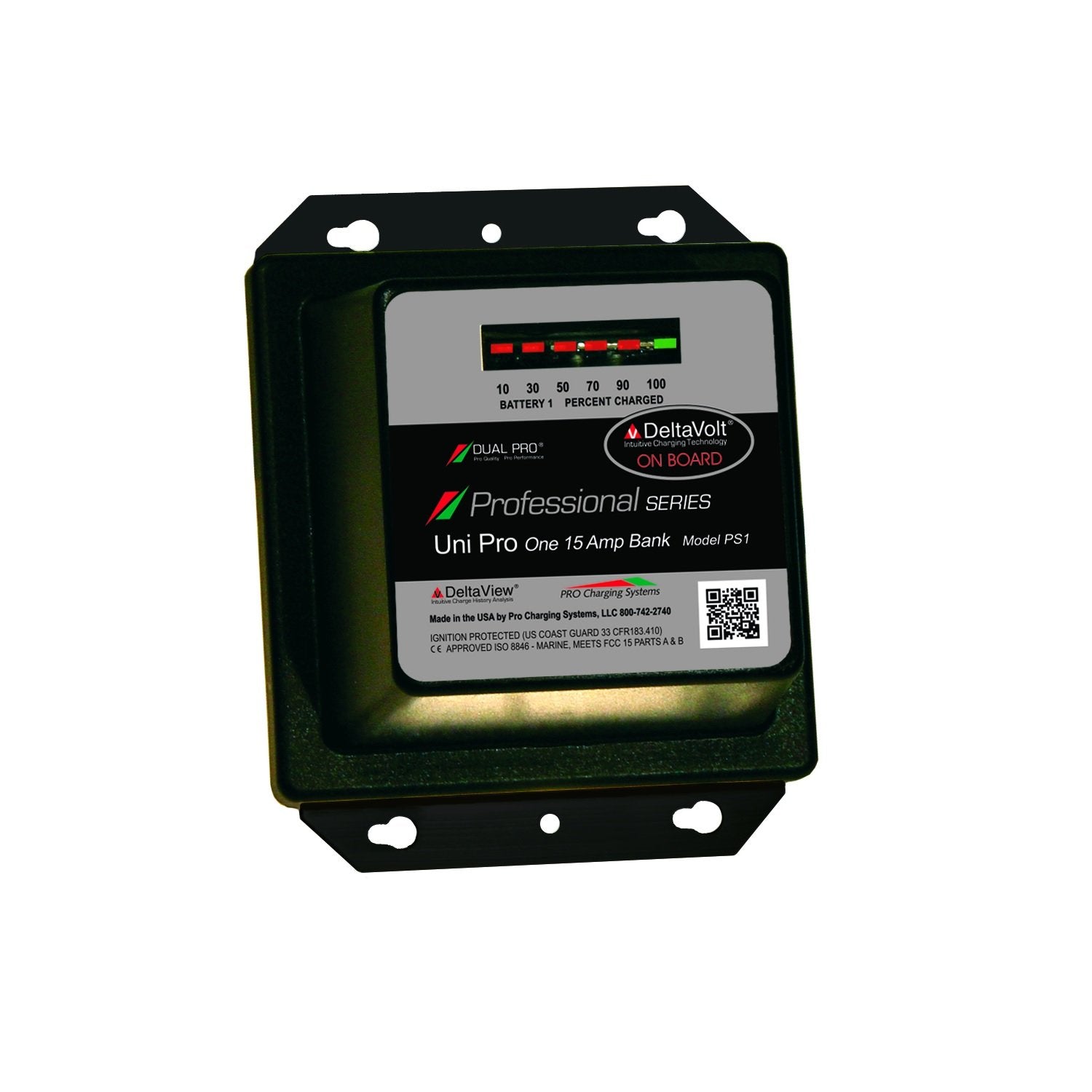 Dual Pro Ps1 Battery Charger 1 Bank 15 Amps