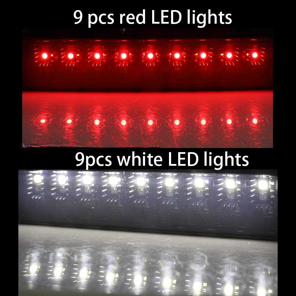 Third Brake Light Compatible With Ford F150 2009 2010 2011 2012 2013 2014 3Rd Brake Light Led Smoked Cargo Light Accessories