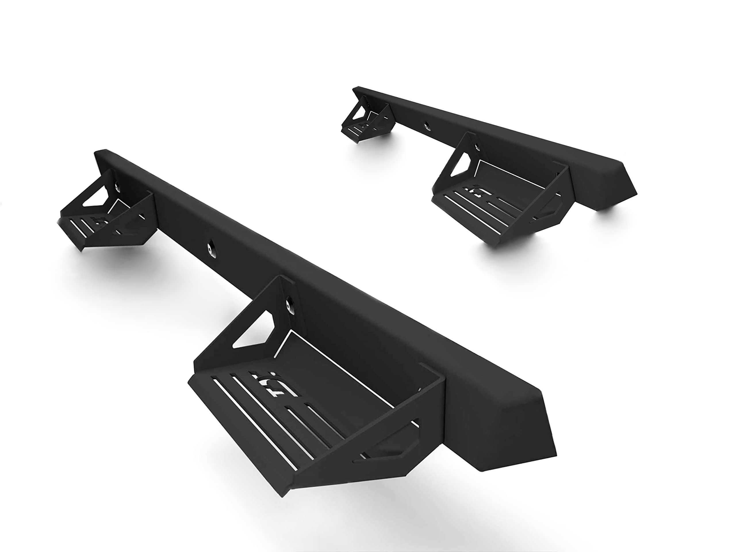Ici Aluminum Side Steps Compatible With 2007-2021 Toyota Tundra Crew Cab: Alumilite Step Rails