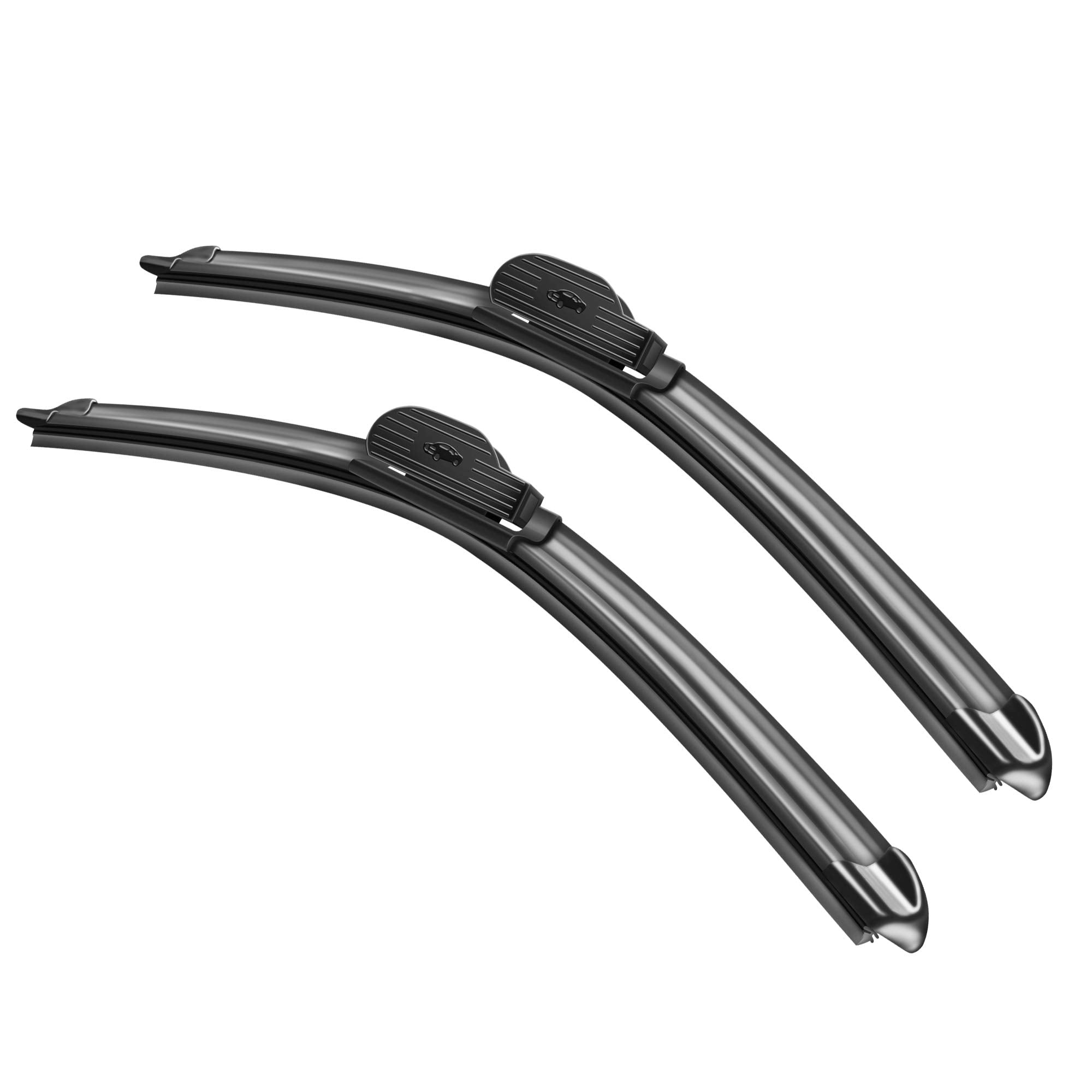 Ablewipe Windshield Wiper Baldes, 26 + 24 Front Window Wiper Blades Model: 18O13B (Set Of 2)