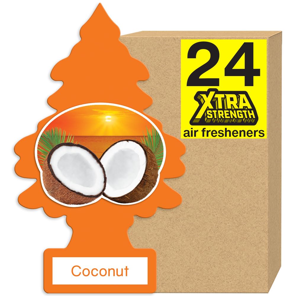 LITTLE TREES Air Fresheners Car Air Freshener. Xtra Strength Provides Long-Lasting Scent for Auto or Home. Extra Boost of Fragra