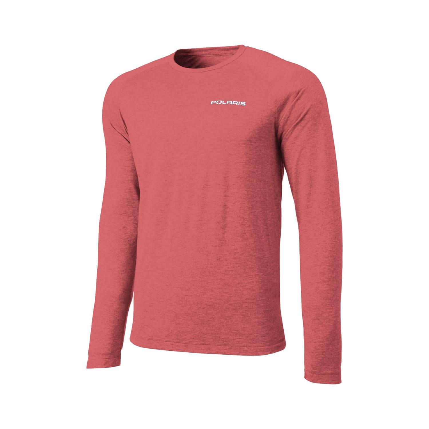 Polaris Mens Performance Long-Sleeve Shirt, Classic Fit, Poly, Cotton, Rayon Blend, Red - 2864600,Red,XL