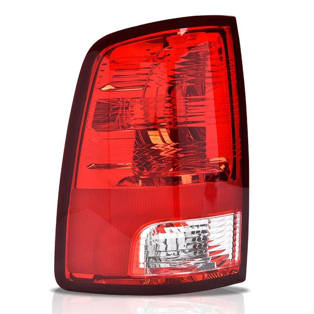 DOTCOM Left Side Tail Lights Assembly Compatible with Dodge Ram 1500 2009-2018,Fit Ram 2500 3500 2010-2018(Not Fit w/Factory LED