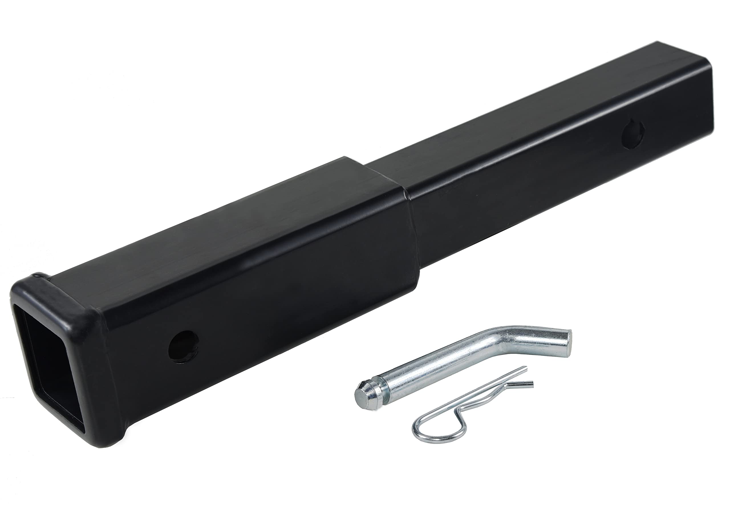 Toptow Trailer Hitch Extender, 12 In Extension Length, 2 X 2 Receiver Tube Openning, Fits For 2 Inch Receiver, 3500Lbs, With 5/8 Inch Hitch Pin And Clip