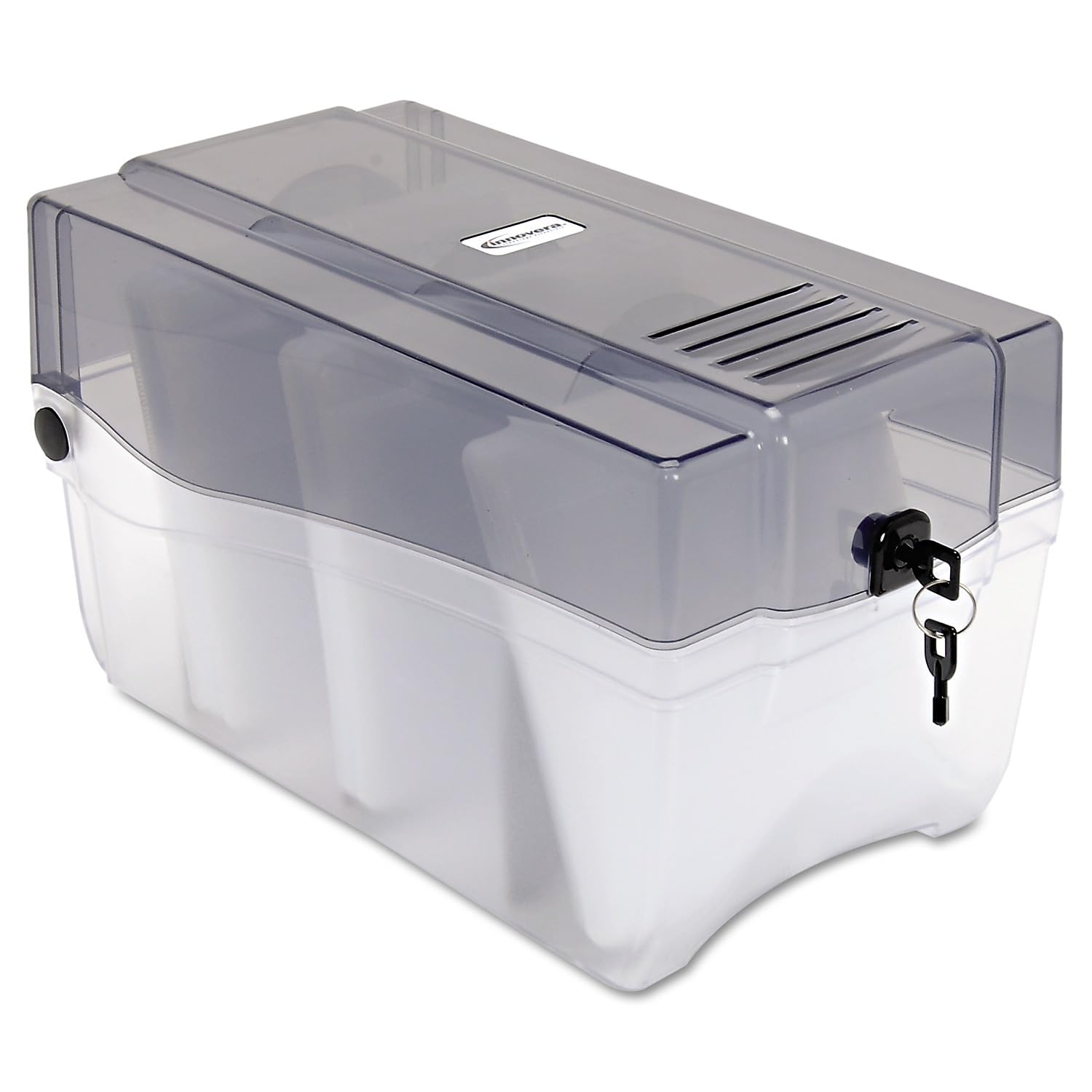Innovera Cd/Dvd Storage Case Ivr39502 Each. Grey/Clear