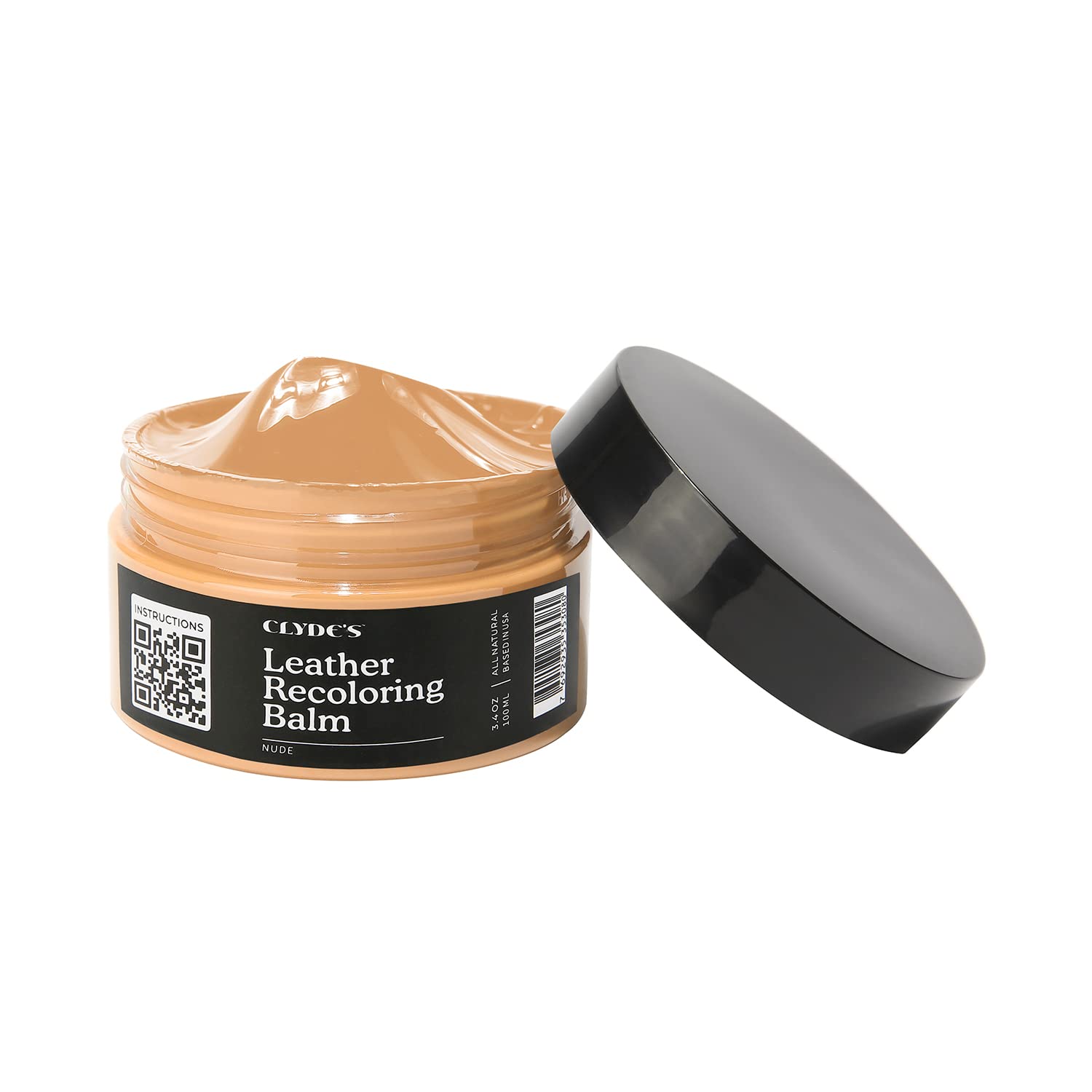 Clyde'S Recoloring Balm | Non-Toxic Material Dye & Restorer For Furniture, Car Seats, & More | 23 Colors (Nude, 100Ml)